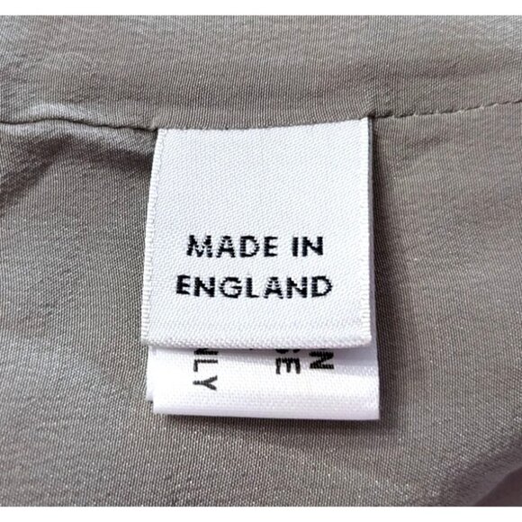 NWT JONATHAN SAUNDERS Lyndale Grey Colorblock Silk Lined Halter Dress Size 40/8 - Picture 5 of 11